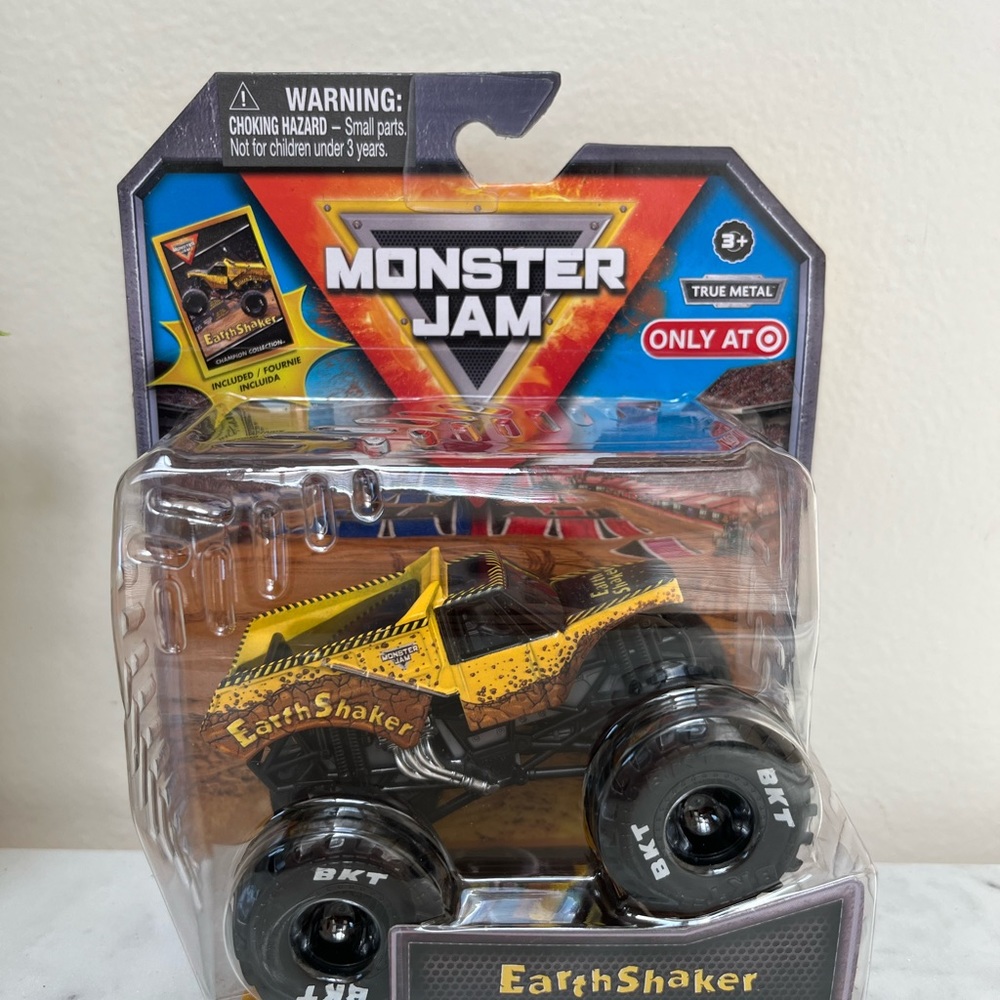 Yellow and Black Truck with Large Wheels
